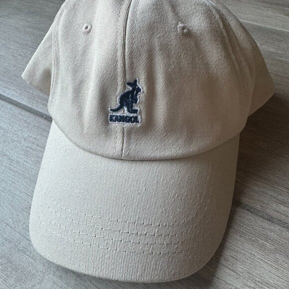 Kangol Brand Fashionable Adjustable Cotton Baseball-style Cap Hat Ivory - Picture 2 of 7